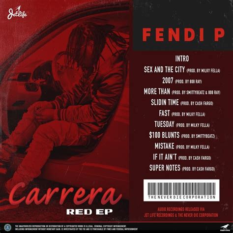 fendi p carrera red dbr.ee|Mixtape of Carrea Red by Fendi P.